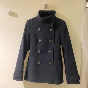 H&M Navy Peacoat M